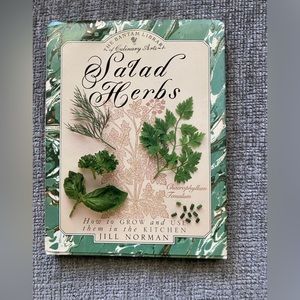 Salad and herbs, miniature book the Bantam library of culinary arts Jill Norman